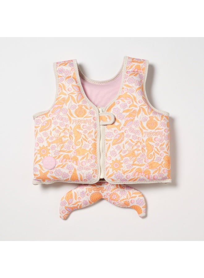 Sunnylife Kids Swim Vest 3-6 Ocean Magic Pink 3D – Kids Swim Vest Ocean Magic Pink 3D (3-6 Years) – Durable Life Jacket to Keep Kids Safe in Water - Image 5